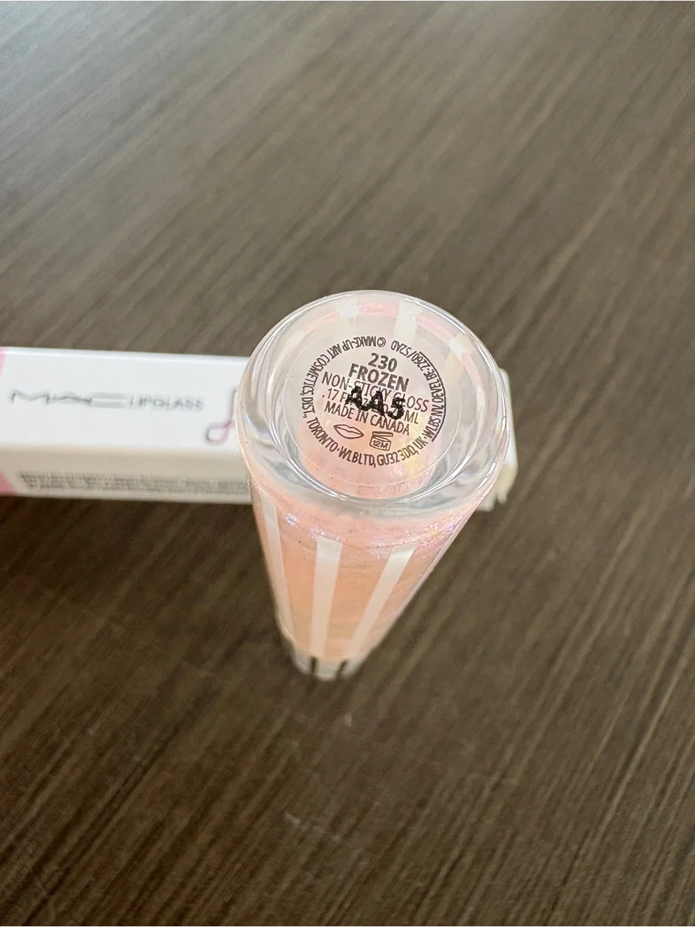 MAC Lipglass Air Frozen